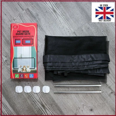 £7.95 • Buy Pet Safety Guard Mesh Magic Gate For Dogs, Pets, Children Safety Gate 