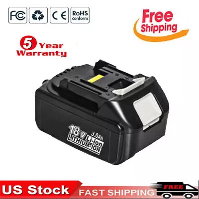 FOR Makita BL1815 18 Volt 3.0 Ah Compact Li-Ion Battery BL1820 BL1815N BL1830 US • $16.89