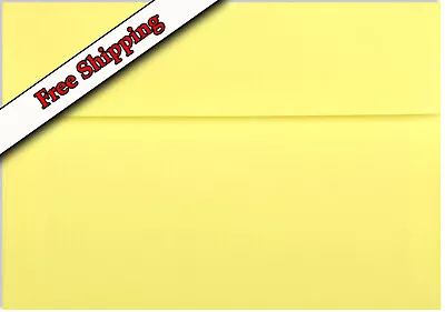 50 Canary Pastel Yellow Envelopes For Invitations Announcements Showers A2 A6 A7 • $12.57