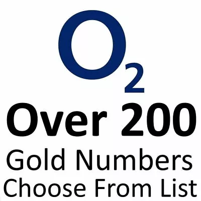 O2 GOLD VIP BUSINESS EASY MOBILE PHONE NUMBER DIAMOND PLATINUM SIM CARDS • £7.49