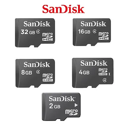 Genuine SanDisk TF SDHC 2GB 4GB 8GB 16GB 32GB Micro SD Memory Card Class 4 Card • $14.29