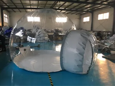 Inflatable Commercial Grade PVC Clear Eco Dome Camping Bubble Tent NEW • $639