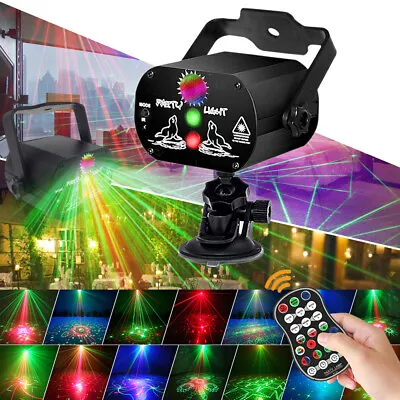 480 Patterns Laser Projector LED RGB Stage Light Disco Home Halloween Party USB • $28.99