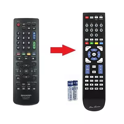 Replacement Dedicated Remote Control For Sharp LCD TV/DVD LC22DV200E LC19DV200E • £14.79