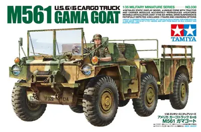 1/35 U.S. M561 Gama Goat GOAT U.S. 6X6 Cargo Truck Model Kit By Tamiya • £29.98