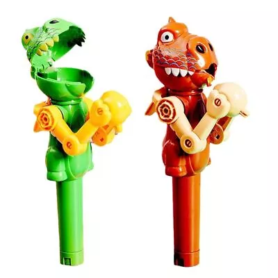 Snack Holder Candy Storage Lollipop Robot Holder Lollipops Case Dinosaur Shape • $25.57