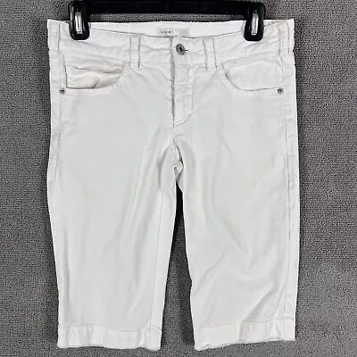 Vince Shorts Womens Size 2 Measured 28x13 Solid Flat Front White • $6.98