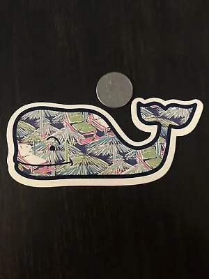 New Vineyard Vines Tiki Beach Hut Whale Sticker Hydroflask Yeti Car Decal • $3.10