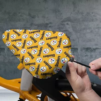 Pittsburgh Steelers Bike Seat Cover Decorative Rain Covers Protective Comfort • $9.99
