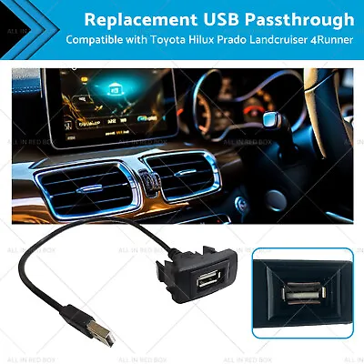 Replacement USB Passthrough Suitable For Toyota Hilux Prado Landcruiser 4Runner • $12.79