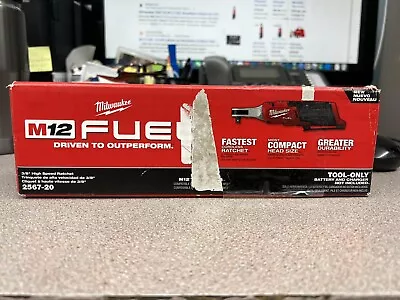 Milwaukee 2567-20 M12 FUEL Brushless 3/8 In. High Speed Ratchet (Tool Only) New • $139.99