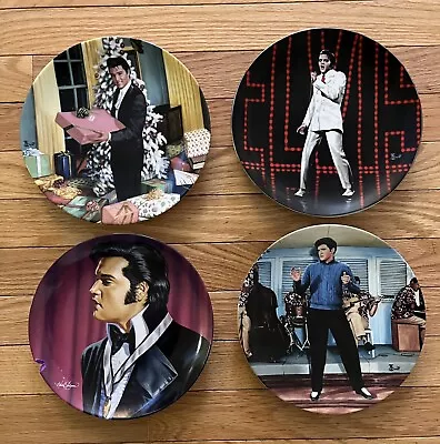 Elvis Presley  If I Can Dream  Collectible Plate 1991 Legend King. (4 Plates) • $69.99