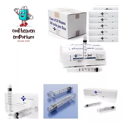 Case - 3mL Luer Lock Syringe - Sterile With Individually Sealed - 2000 Syrin... • $209.99