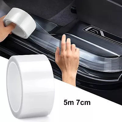 Car Accessories Door Plate Sill Scuff Cover Anti Scratch Decal Sticker Protector • $10.13