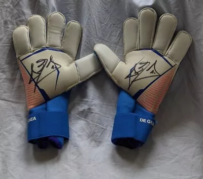 David De Gea Signed Adidas Predator Gloves SIGNED Goalkeeper Man United • £149