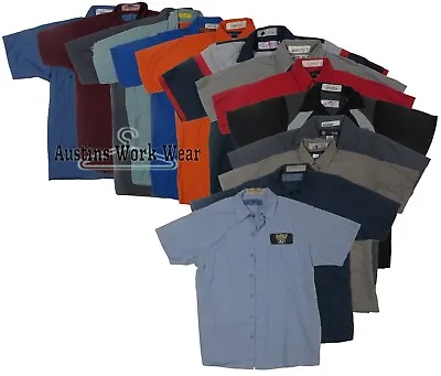 Used Uniform Work Shirts Red Kap Cintas Unifirst Mechanics • $5.95