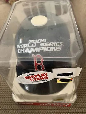 Boston Red Sox Riddell Mini Batting Helmet With Display Stand NIB (2004) • $22.80