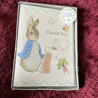 Peter Rabbit  *Thanks You Cards & Envelopes*  - Pack Of 8 NEW • $16.99