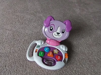 Leap Frog My Talking Violet Puppy Learning Laptop Kids Baby Interactive Toy • £4