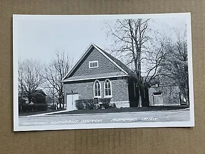 Postcard RPPC Memphis MI Michigan Methodist Church Vintage Real Photo PC • $14.99