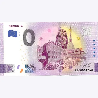 £3.18 • Buy €0 Zero Euro Souvenir Note Italy 2023 - Piedmont -