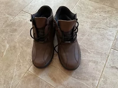 Hotter Mens Uk Size 8.5 Brown Viking Gore-tex Leather Walking Hiking Boots   • £40