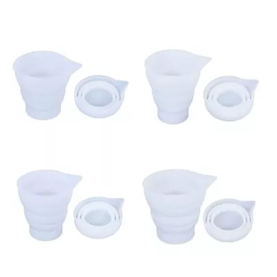 Silicone Measuring Cup Mold Mixing Cups For DIY Craft Epoxy Resin Mold • $6.46