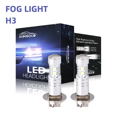 Led Driving Fog Light Bulbs White For Chevy C2500 C3500 K3500 K2500 1990-1998 • $14.99
