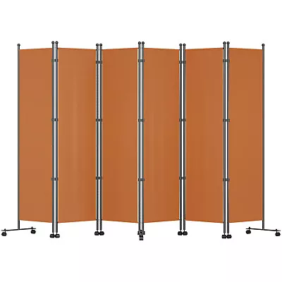 VEVOR 6-Panel Room Divider Folding Privacy Screen 121 X73  Home Office Separator • $103.89