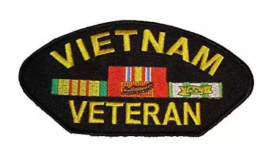 Vietnam Veteran Patch W/ Service Ribbons Vietnam Cross Of Gallantry Palm Ribbon • $15.78