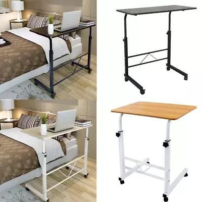 Laptop Table Stand Rolling Cart  Computer Desk Sofa Bed Adjustable 27.5 - 37.8  • $22.29