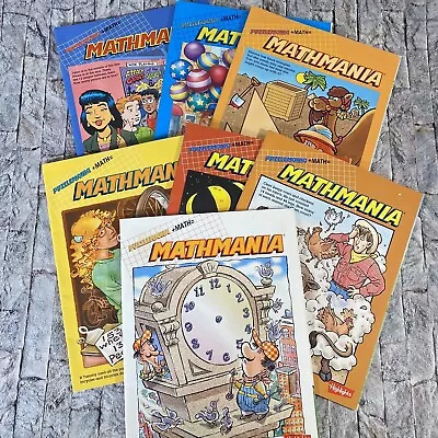 Mathmania Paperback Books By Highlights Ages 6-10 Years Set Of 7 • $32