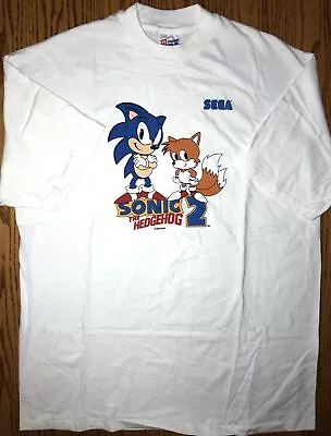 Sonic The Hedgehog 2 SEGA 1993 Vintage T Shirt Men’s Size XL • $179