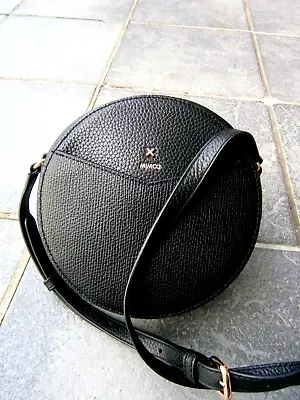 New Mimco D-vine Circle Leather Black Bag.po#60255282. • $52.19