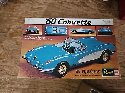 Revell '60 Corvette 1/25TH Scale Model  Sealed  • $10