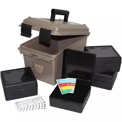 MTM 308 Ammo Can For 400 Rd. Includes 4 Each RM-100's Dark Earth • $47.75