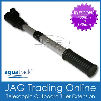 $32.95 • Buy Aquatrack Telescopic Outboard/trolling Motor Tiller Extension Handle 17-25 