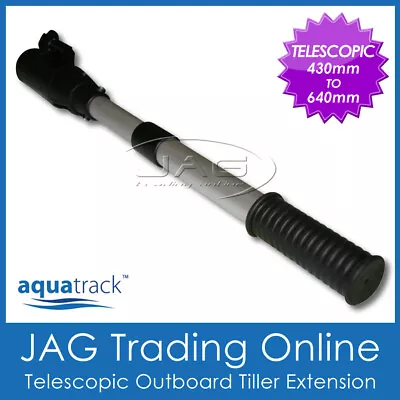 $32.95 • Buy Aquatrack Telescopic Outboard/trolling Motor Tiller Extension Handle 17-25 
