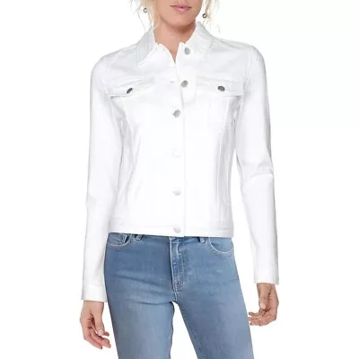 NWT $248.00 J Brand White Washed 100% Cotton Denim Classic Jacket Size XS • $68