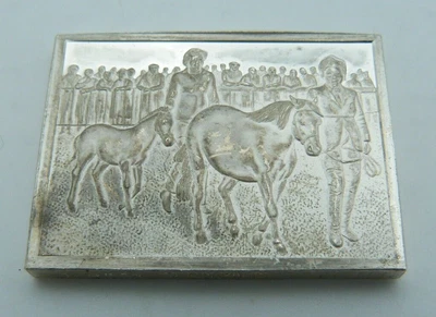 £24.97 • Buy Hallmarked Solid Silver Horse Racing Ingot - Ponies Of Britain Club Summer Show