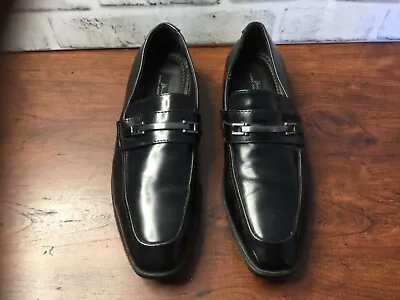 Marc Anthony Shoes Men’s Size 7 M  Loafers Slip On Black Leather • $14.95