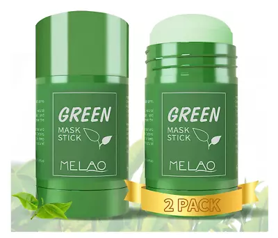 Green Tea Mask Stick For Face - Blackhead Remover Poreless Deep Cleanse Mask X 2 • £5