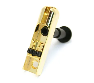 (1) Hipshot Gold Triple Lock Bass Guitar Bridge Section Long Tube 5A100GL • $29.50