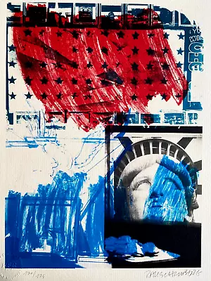 Robert Rauschenberg 1991 (Frank Stella Sol Lewitt John Cage Lichtenstein) • $330.20