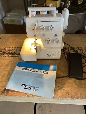 Janome My Lock 134D Differential Feed Surger Sewing W/manual Pre-owned Working • $100