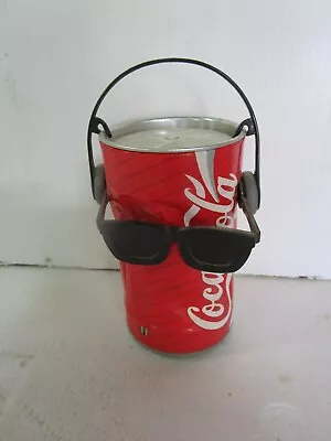 Coca Cola Dancing Can.  Coca Cola Coke Dancing Can With Head Phones And Glasses. • $39.99