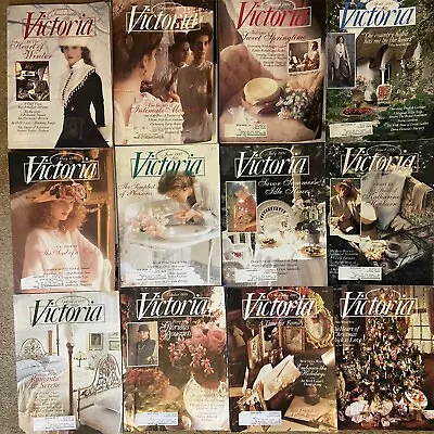 Vintage Victoria Magazine (complete Set) January - December 1991 • $50