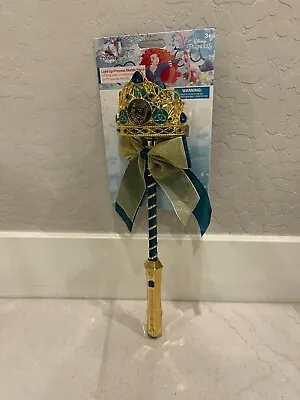 NEW Disney Store Brave Princess Merida Light Up Costume Wand W Jeweled Cameo  • $18