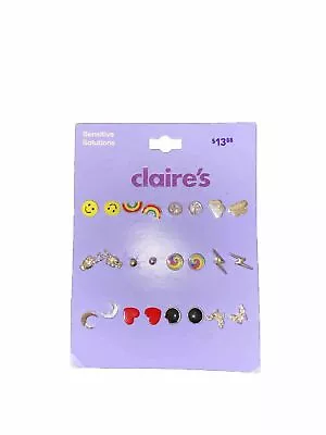 Claire's Sensitive Solutions Multi Pack Pierced Earrings New • $8.99