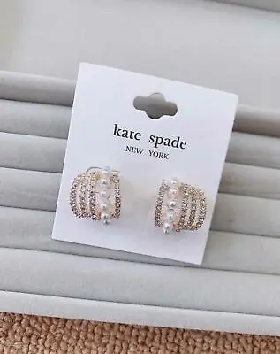 $42 • Buy Kate Spade New York Jewellery Pearl Swarovski Cyrstal Earrings